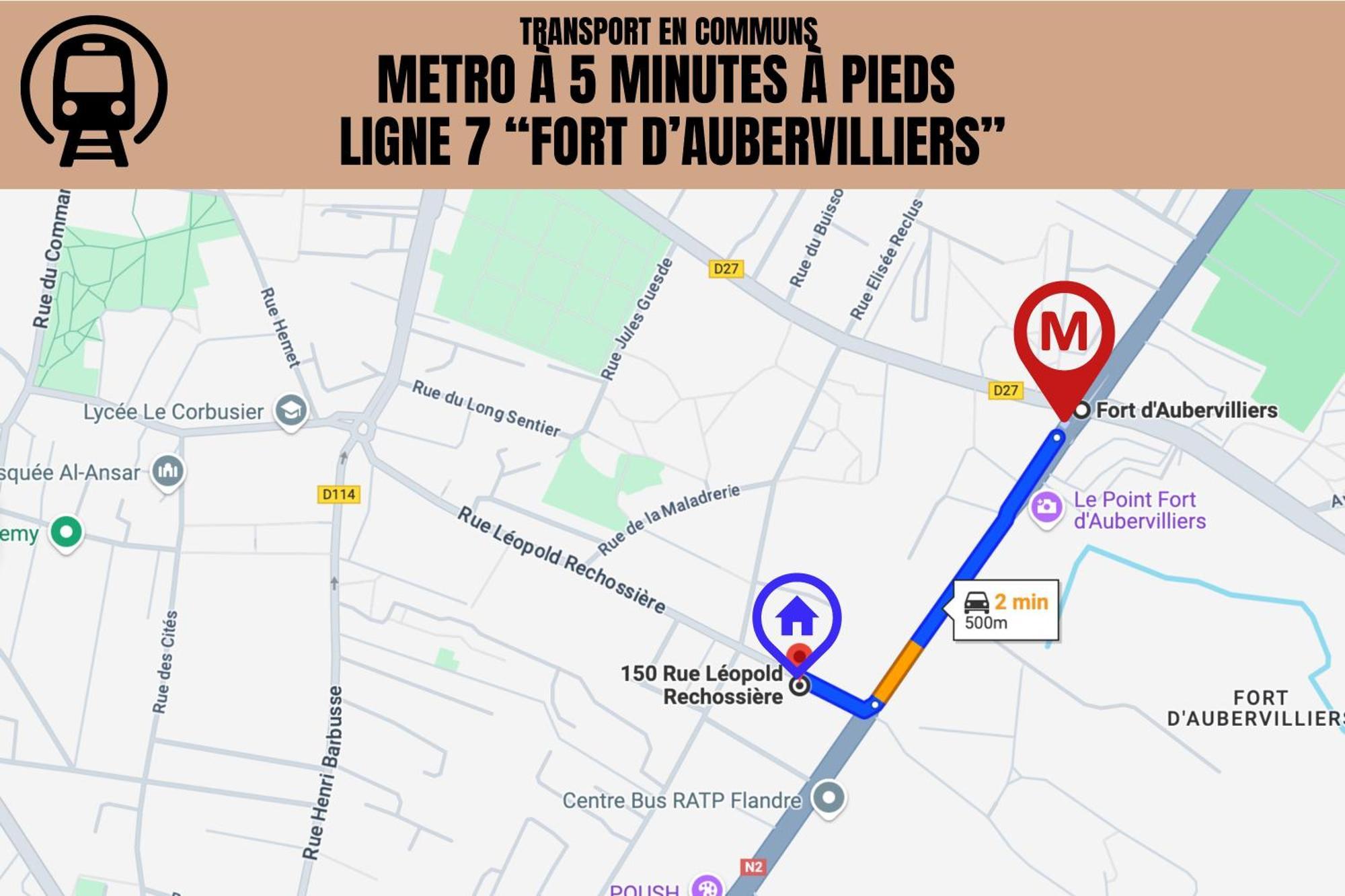 דירות אוברווילייה Le Michigan - 10Mn From Paris - Metro Ligne 7 מראה חיצוני תמונה